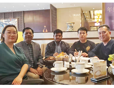 زيارة مع العملاء البنغلاديشيين في 20 نوفمبر 2019